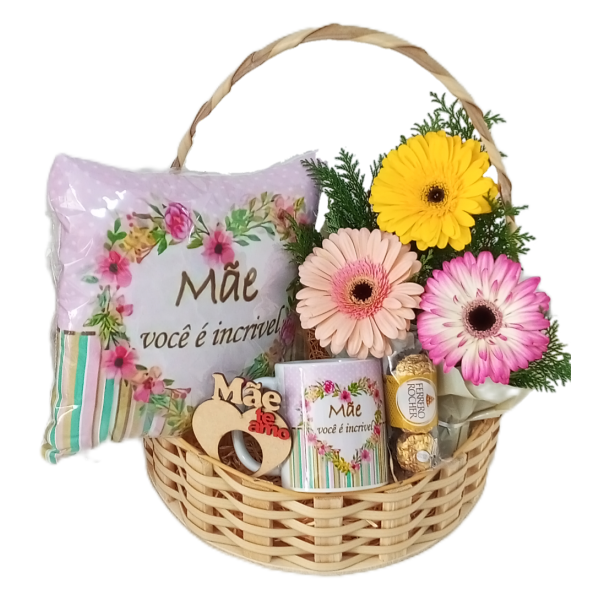 Gerberas+Kit Caneca Mães❤️ 